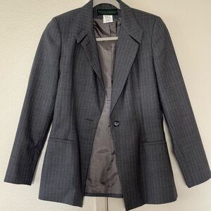 Vintage 90’s Gray Pinstripe Blazer